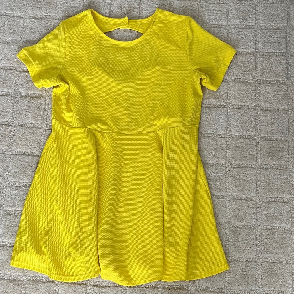 Sunny Yellow Mini Dress